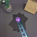 خط کش ژله ای آبی