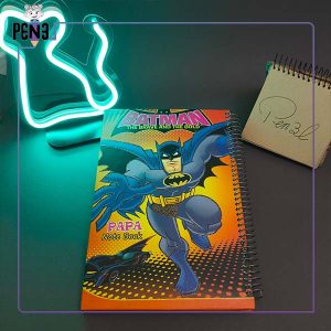 دفتر جلد سخت ۱۰۰ برگ بتمن