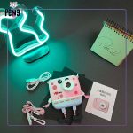 دوربین عکاسی باب اسفنجی صورتی