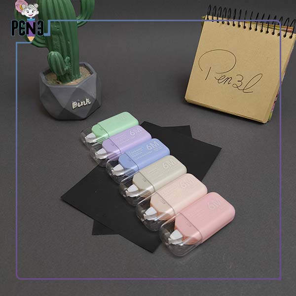 لاک غلط گیر نواری در 6 رنگ لاک غلط گیر نواری در 6 رنگ