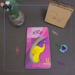 مدادرنگی لووکی 12 رنگ صورتی