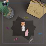 هایلایتر سرخابی طرح دختر