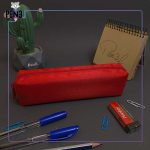 جامدادی قرمز ساده