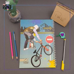 دفتر 50 برگ دوچرخه