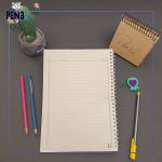 دفتر 50 برگ دوچرخه خط دار