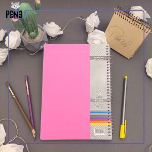 دفتر 80 برگ صورتی