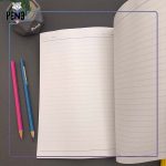 دفتر 80 برگ قرمز خط دار