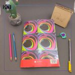 دفتر 80 برگ قرمز پشت