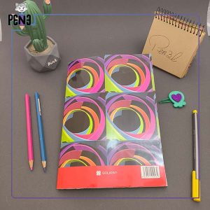 دفتر 80 برگ قرمز پشت