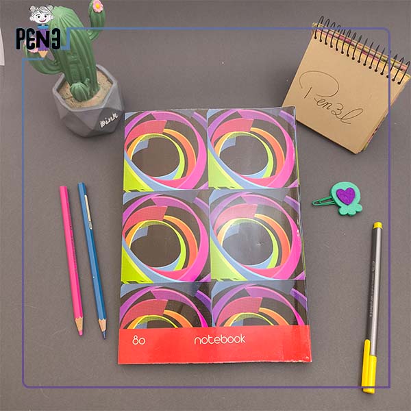 دفتر 80 برگ قرمز دفتر 80 برگ قرمز