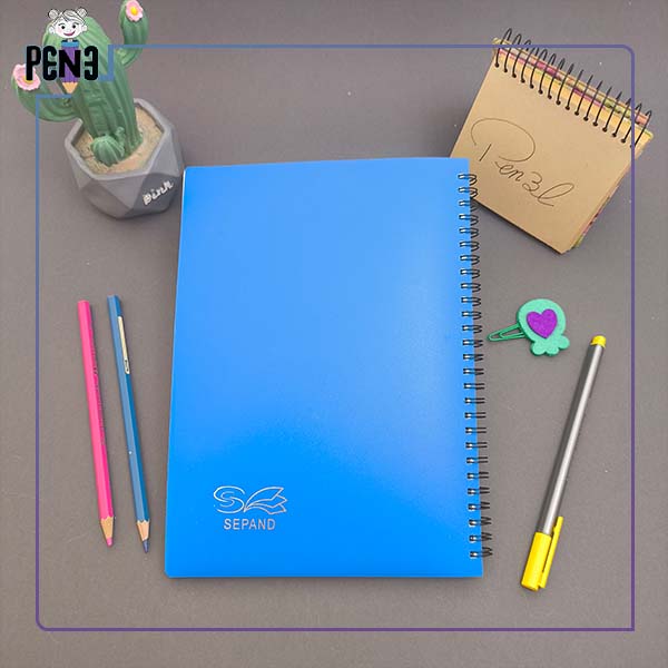 دفتر آبی ساده سپند دفتر آبی ساده سپند