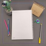 دفتر خط دار سپند رنگ