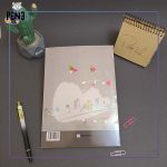 دفتر زبان 80 برگ طرح گل