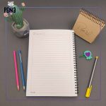 دفتر ساده آبی سپند خط دار