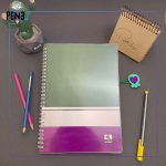 دفتر سه رنگ پشت