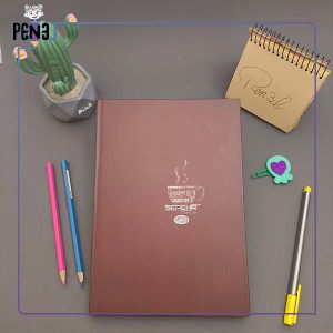 دفتر قهوه پشت