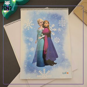 دفتر نقاشی 50 برگ وایت بردی السا و آنا فروزن بزرگ