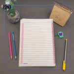 دفتر گل چشم و نظر 50 برگ خط دار