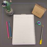 دفتر گلدون خط دار