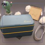 ظرف غذا فلزی به همراه کش