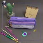 عکس پشت جامدادی بنفش