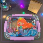 لانچ باکس ظرف غذای پری دریایی بنفش