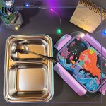 لانچ باکس ظرف غذای پری دریایی بنفش