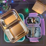 لانچ باکس ظرف غذای پری دریایی بنفش