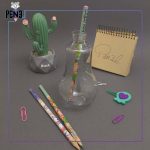 مداد مشکی فانتزی cutiful ماین