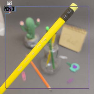 مداد مشکی زرد تیپ تاپ پاک کن دار