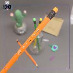 مداد مشکی تیپ تاپ مثلثی نارنجی