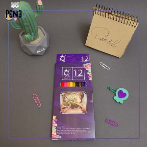 مدادرنگی 12 رنگ بنفش