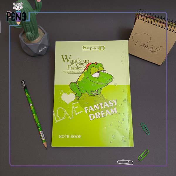 دفتر ۸۰ برگ قورباغهای دفتر ۸۰ برگ قورباغهای