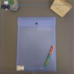 پوشه دکمه دار رنگی پاپکو ارکید