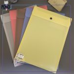 پوشه دکمه دار رنگی پاپکو ارکید