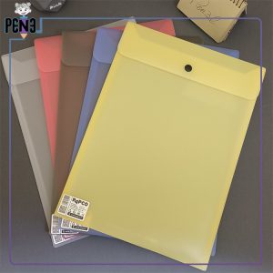 پوشه دکمه دار رنگی پاپکو ارکید