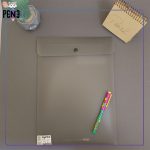 پوشه دکمه دار رنگی پاپکو ارکید