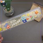 خط کش آکواریومی دایناسور اکلیلی نقره ای