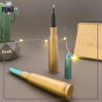 خودکار آبی طرح فشنگ در رنگی