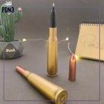 خودکار آبی طرح فشنگ در رنگی