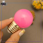 لامپ خواب توپی ال ای دی 1 وات صورتی