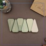 لاک غلط گیر نواری مثلثی سبز پاستیلی