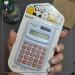 ماشین حساب ساده رنگی پاستلی