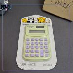 ماشین حساب ساده رنگی پاستلی سبز