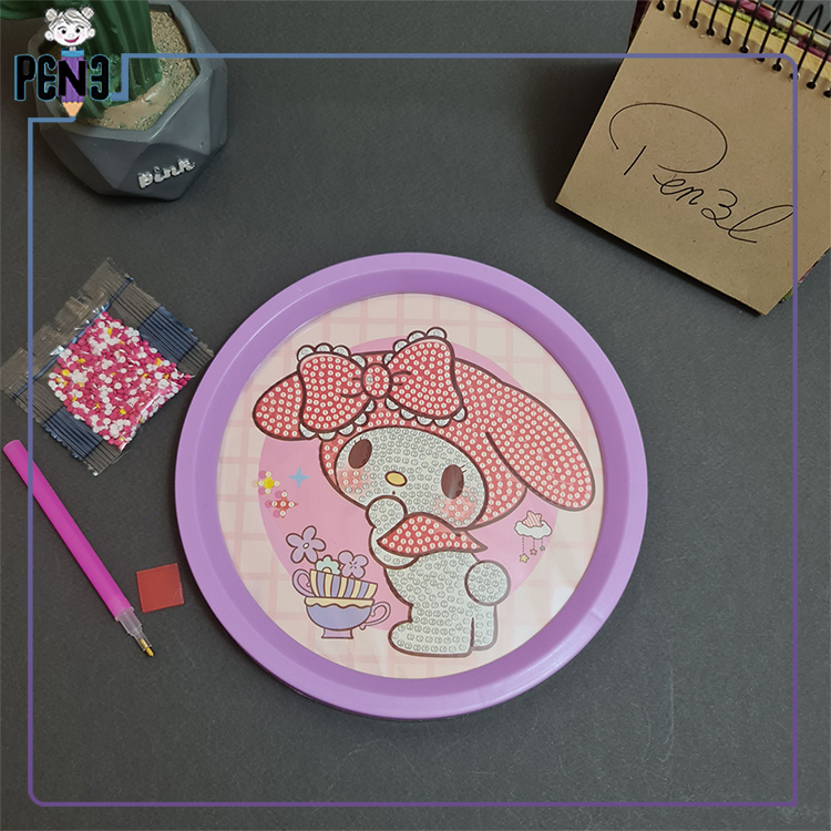 نقاشی الماسی دایره ملودی اصلی نقاشی الماسی قابدار دایره ملودی