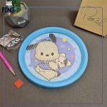 نقاشی الماسی قابدار دایره ای پوچاکو