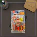 ست پاک کن آتش نشان و کپسول آتش نشانی و کلاه ایمنی