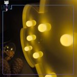 چراغ خواب باطری خور طرح ابر نور نقطه ای