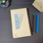 دفتر اروپایی چوبی ایمان طرح بالن آبی