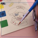 دفترچه آبرنگی مای ملودی صورتی 12 طرح